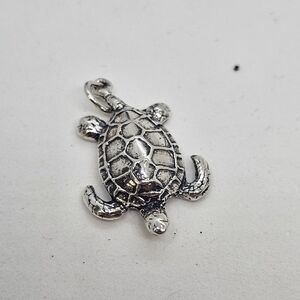 Sterling Silver Sea Turtle Pendant